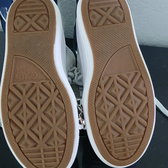 Converse White High-Top Sneakers - Picture 10 of 10